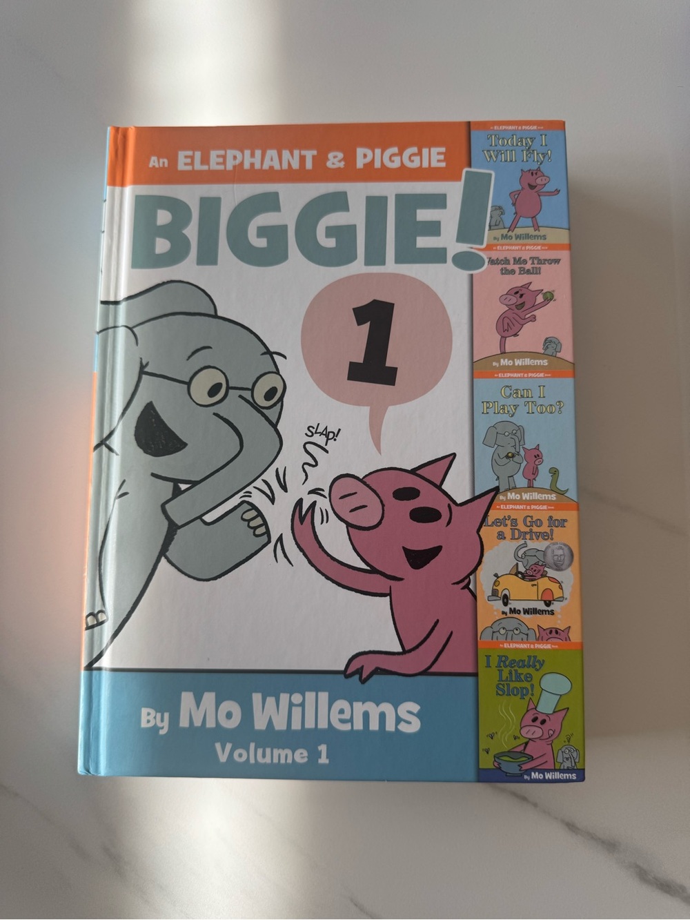 Elephant & Piggie BIGGIE! Volume 1 by Mo Willems Hardcover – 5 Stories
